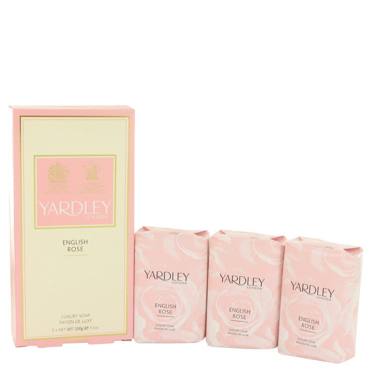 English Rose Yardley by Yardley London 3 x 3.5 oz Luxury Soap 3.5 oz for Women