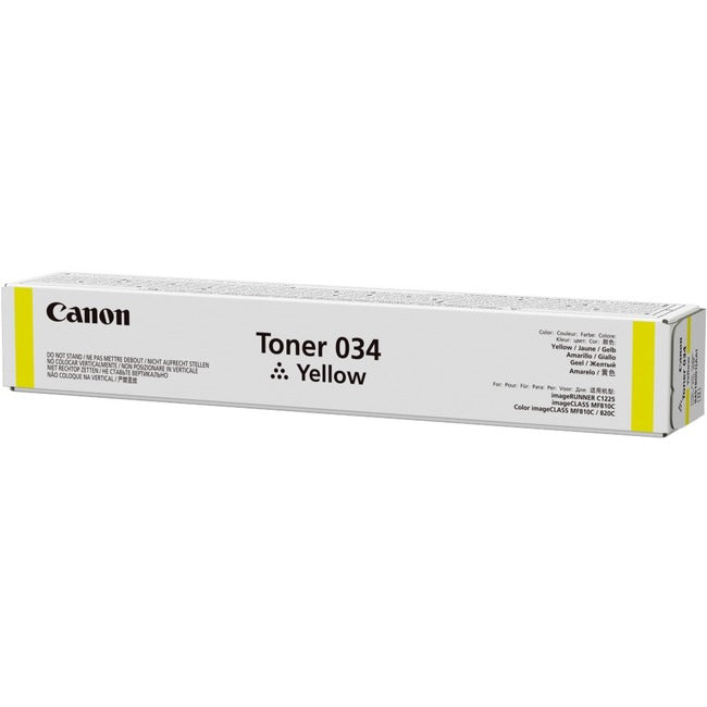 Canon 034 Toner Cartridge - Yellow