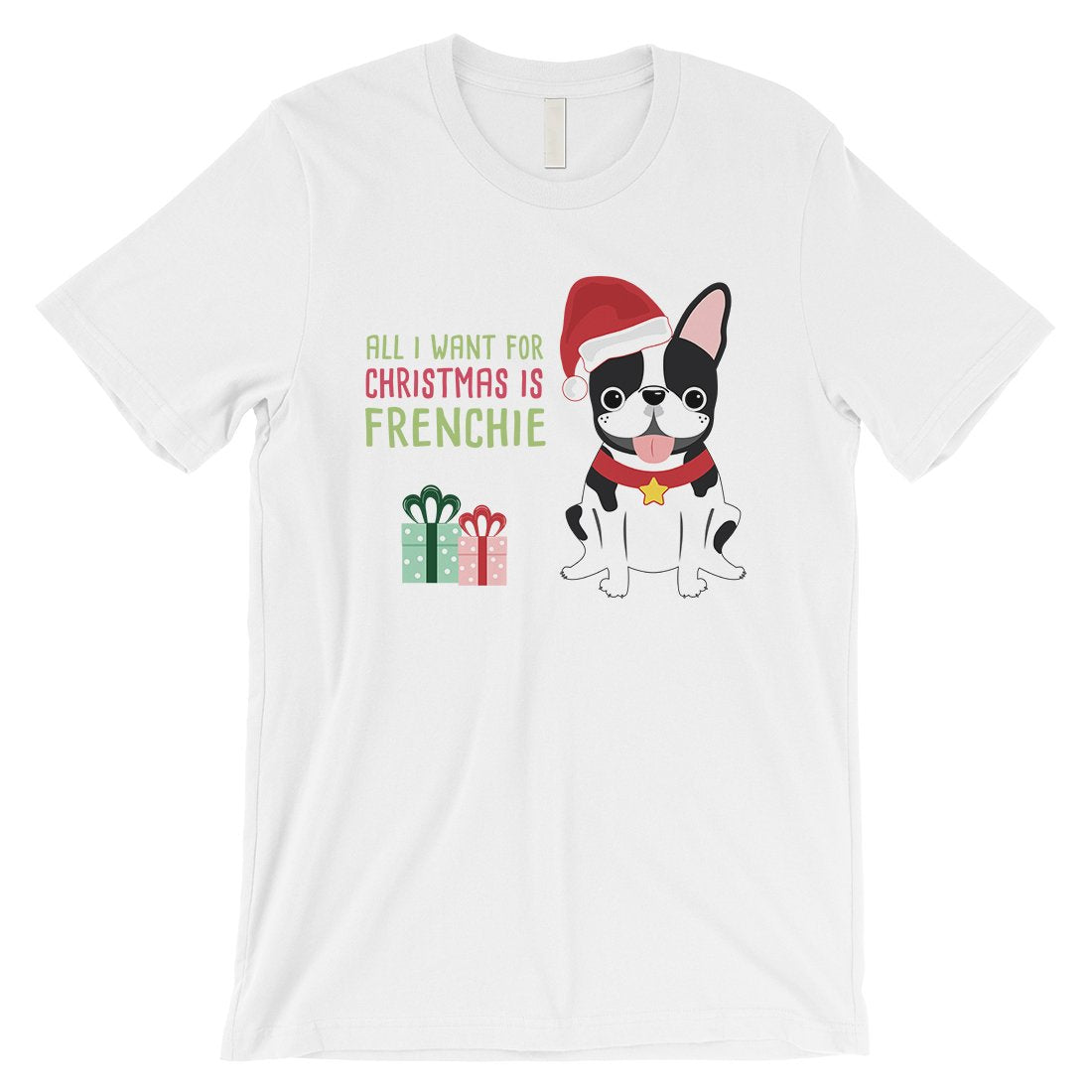 Christmas Frenchie Present Mens Shirt