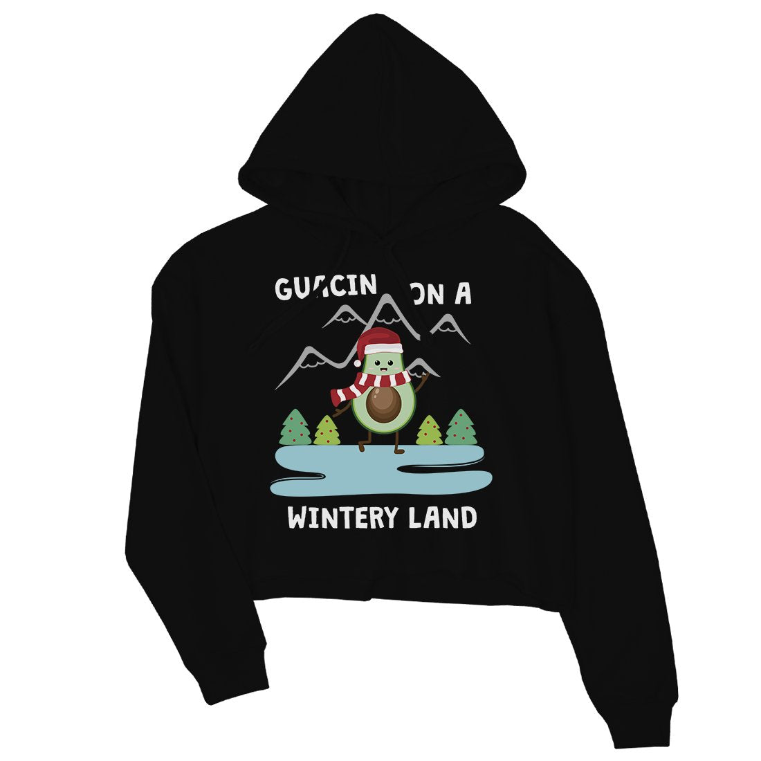 Gaucin Wintery Land Crop Hoodie