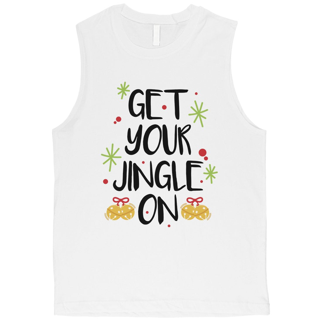 Get Your Jingle On Mens Muscle Top