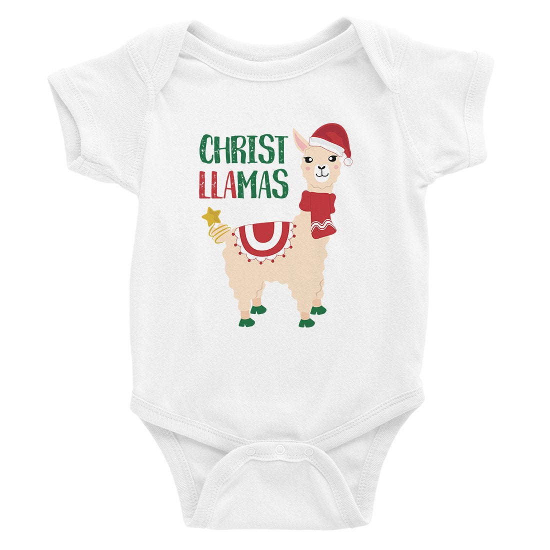 Christ Llamas Baby Bodysuit