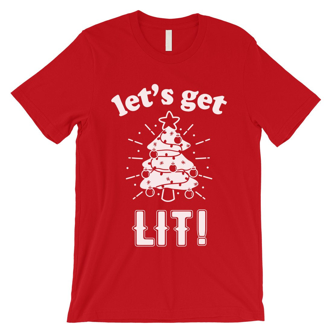 Get Lit Christmas Tree Mens Shirt