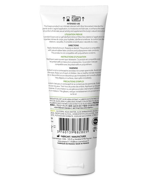 Exsens Of Paris Flavored Waterbased Lubricant - Raspberry