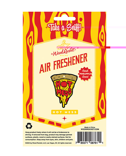 'wood Rocket Hot Mess Air Freshener - Pineapple