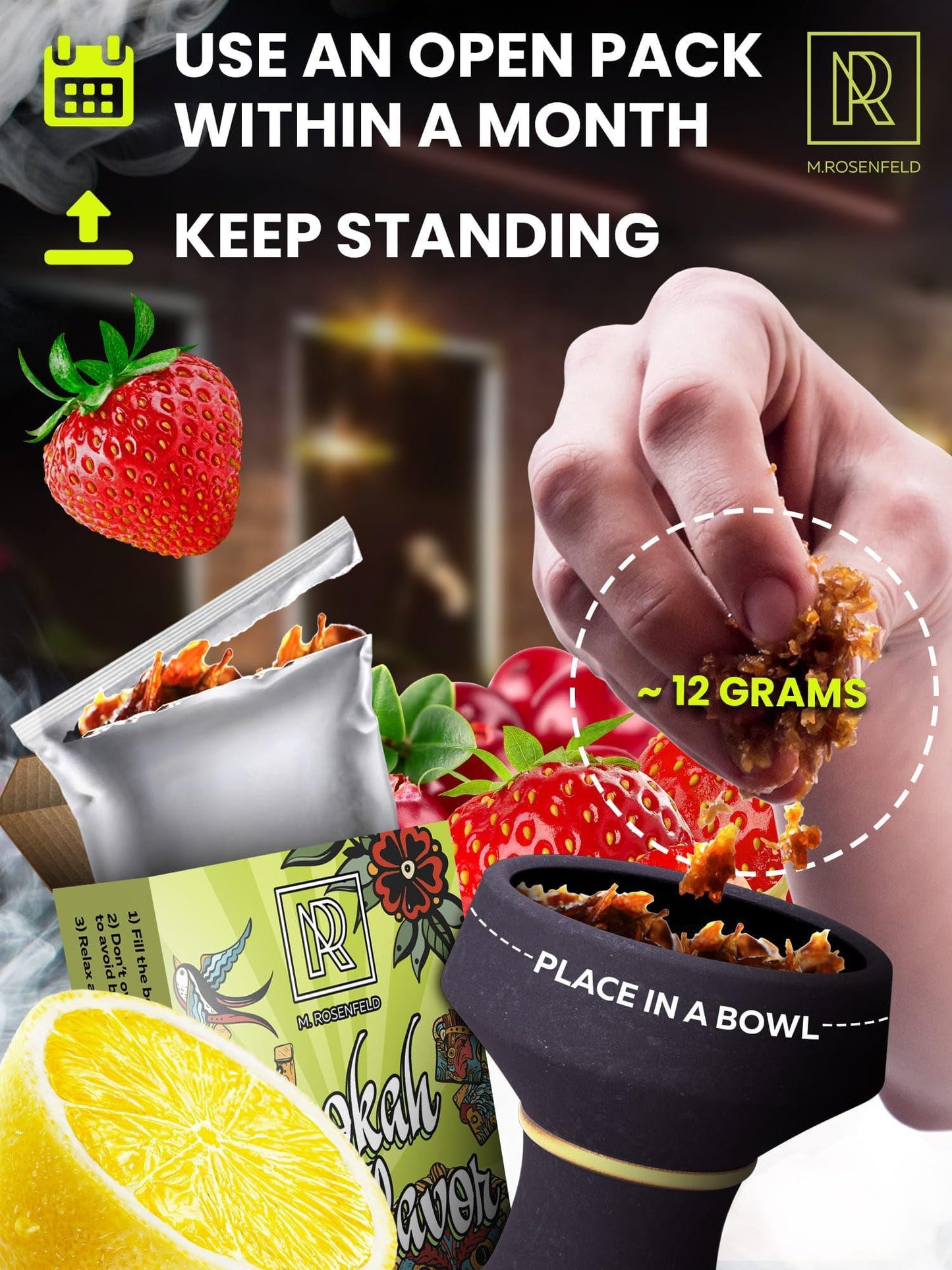 Hookah Flavor Pink Lemonade 176 ounce (50 Gram) Nicotine Free Herbal Hookah Shisha Tobacco Free Hookah Tobacco & Nicotine Free Shisha Pink Lemonade Shisha Hookah Flavors