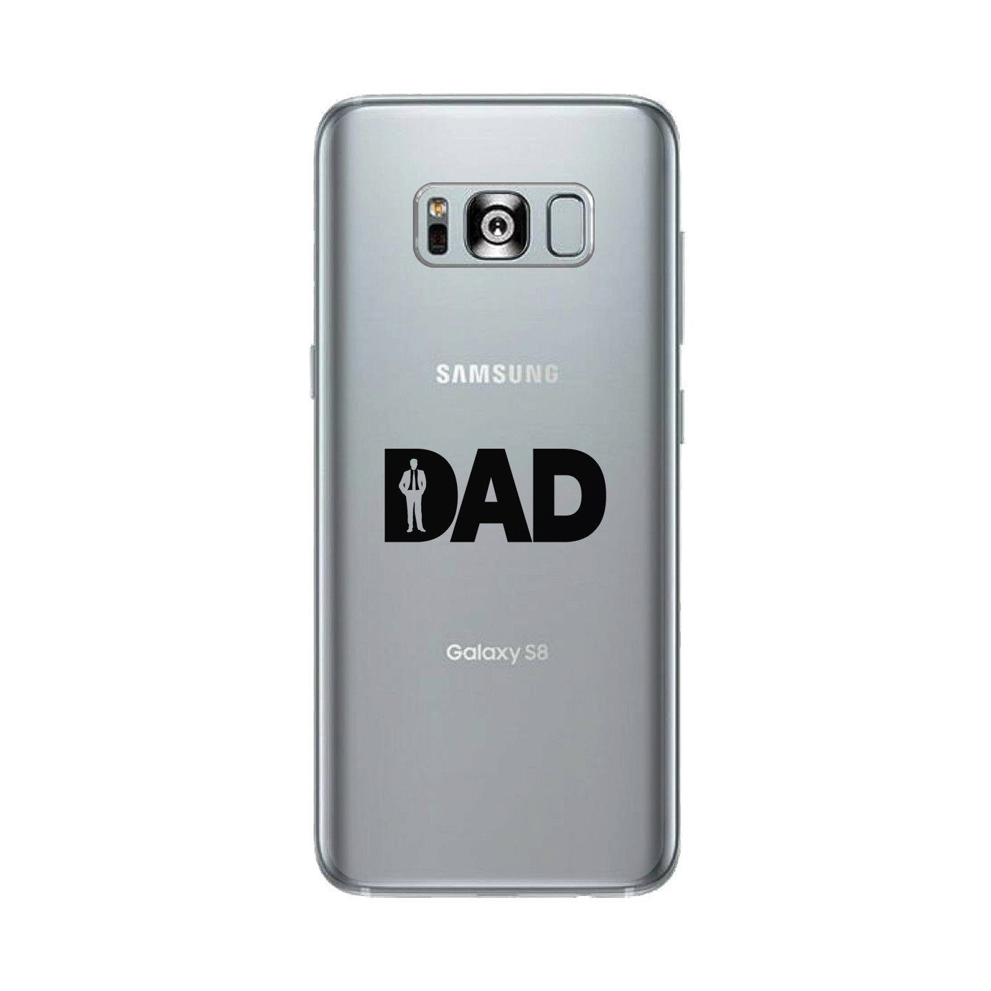Dad Business Clear Phone Case