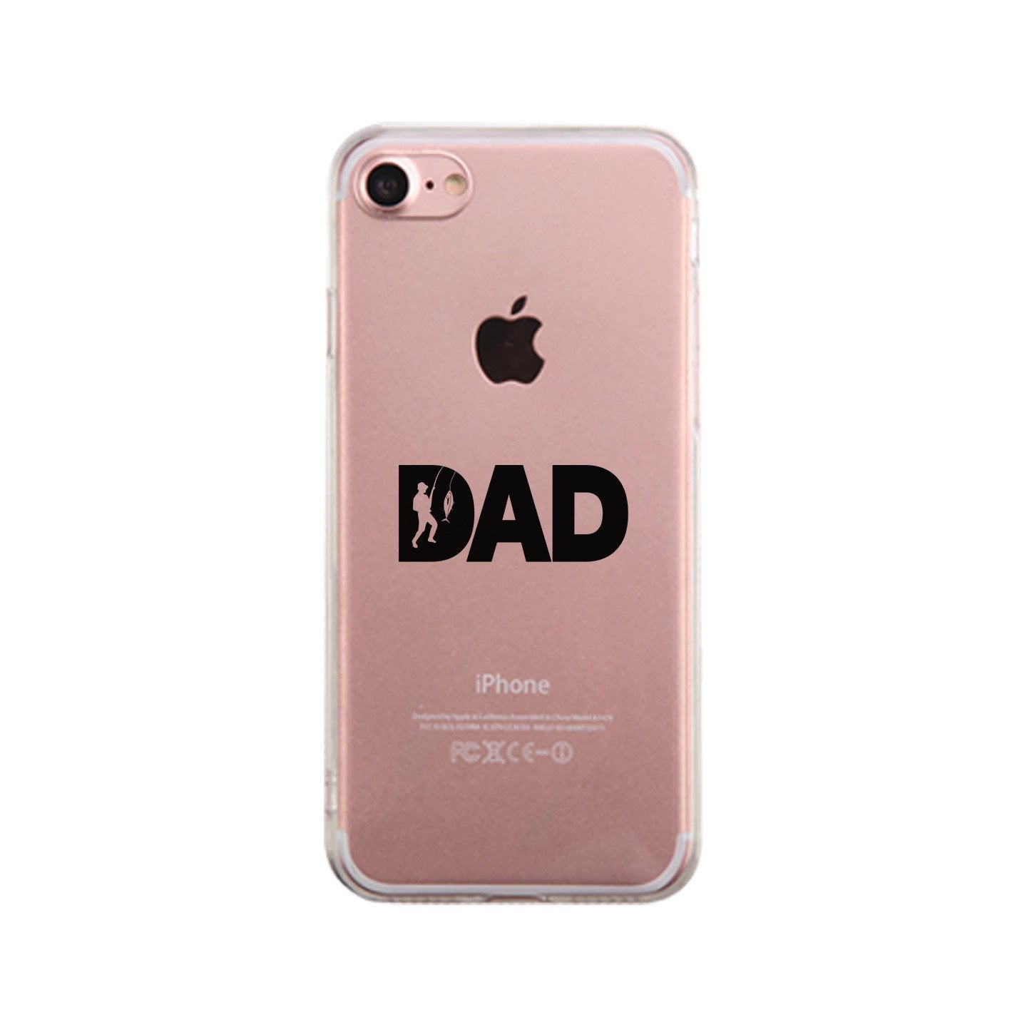 Dad Fish Clear Phone Case