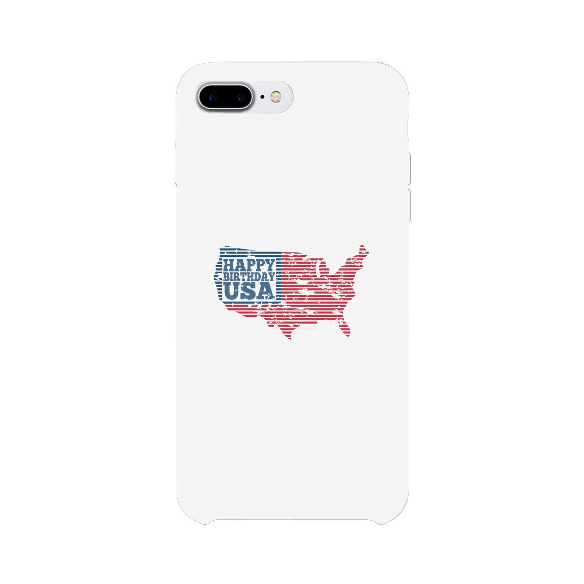 Happy Birthday Usa White Phone Case