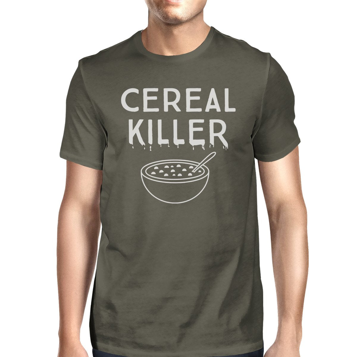Cereal Killer Mens Dark Grey Shirt