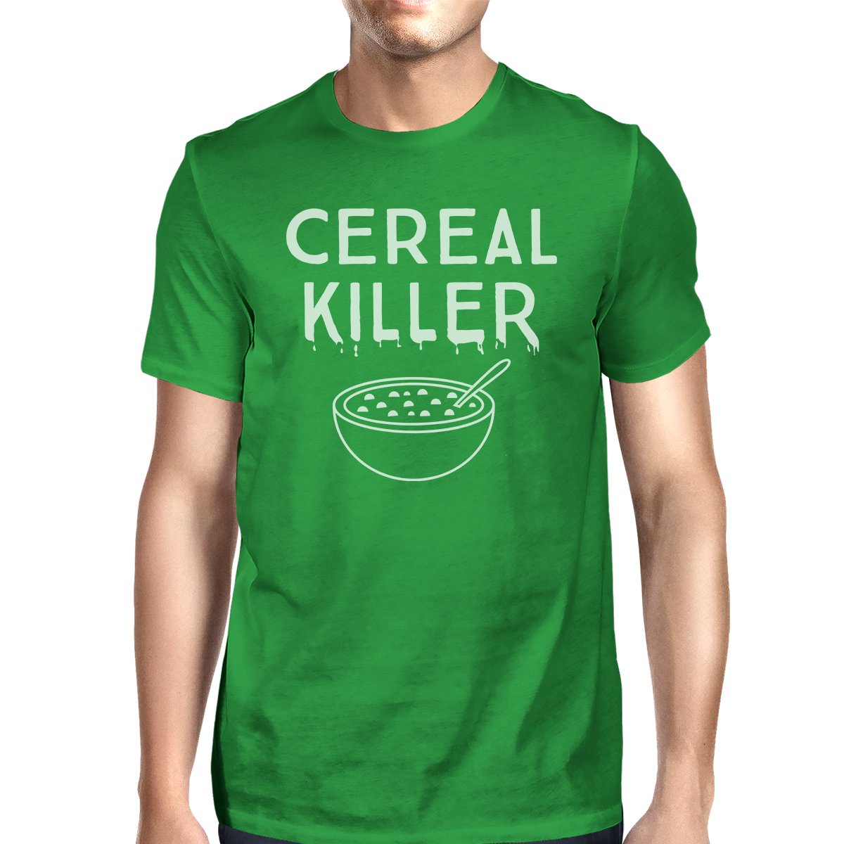 Cereal Killer Mens Green Shirt