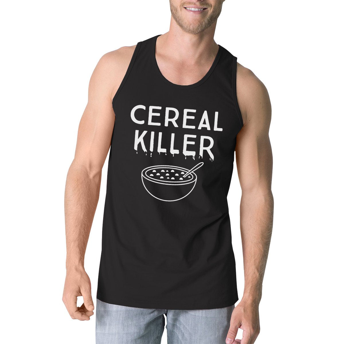 Cereal Killer Mens Black Tank Top