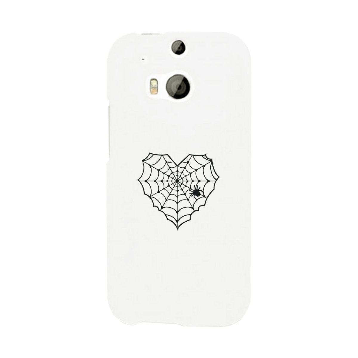 Heart Spider Web White Phone Case