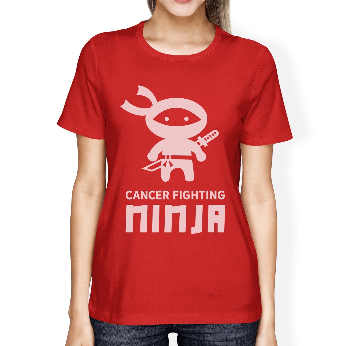 Cancer Fighting Ninja Womens Shirt