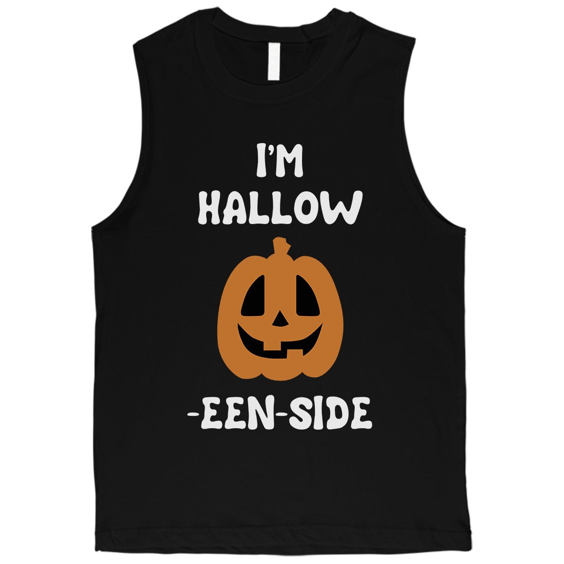 Hollow Inside Pumpkin Mens Muscle Shirt