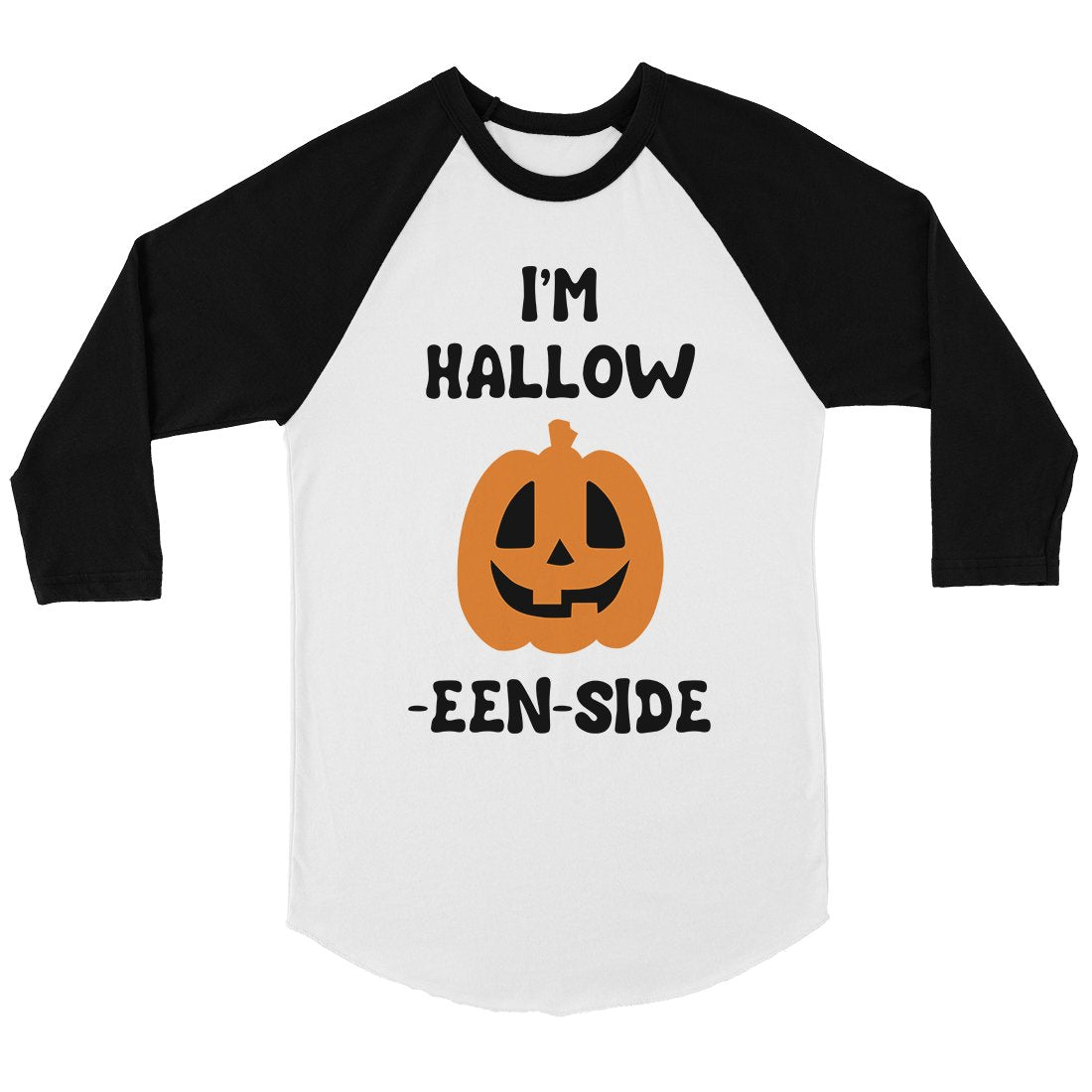Hollow Inside Pumpkin Mens Baseball Shirt
