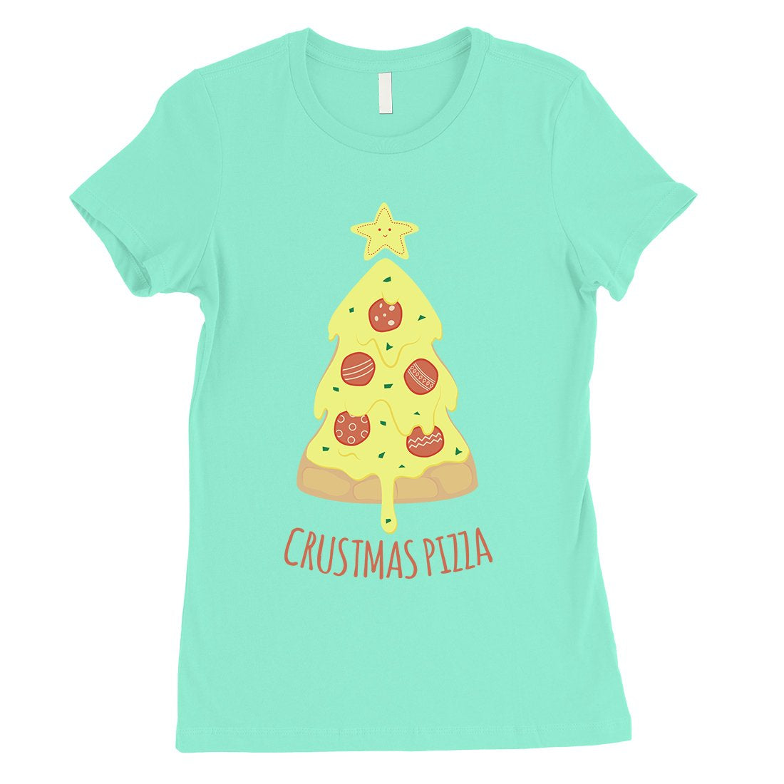 Crustmas Pizza Womens T-Shirt