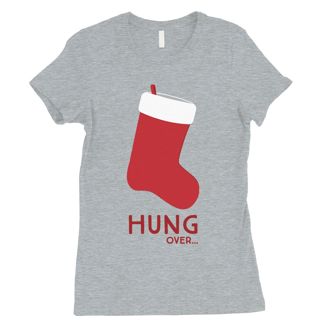 Hungover Christmas Stocking Womens T-Shirt