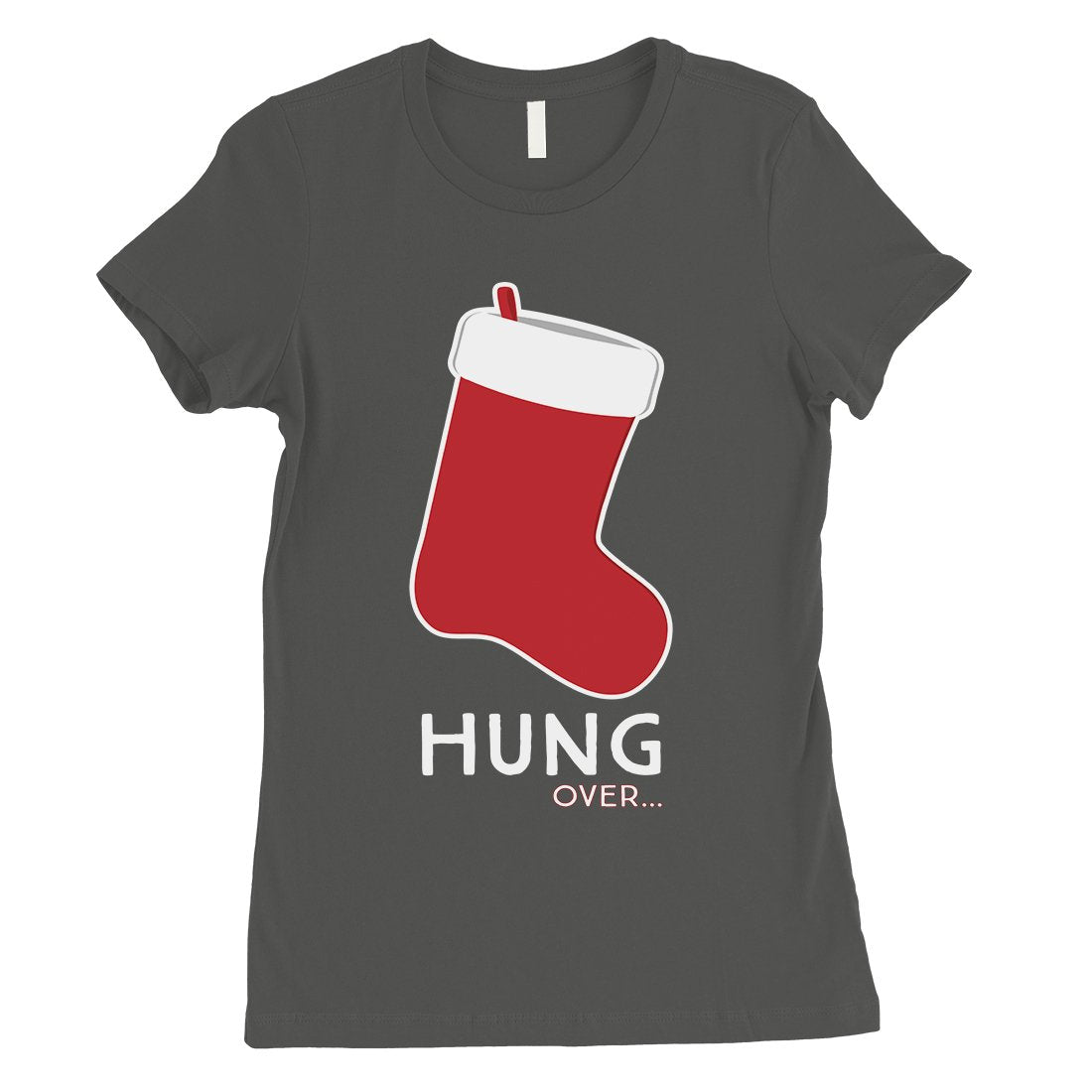 Hungover Christmas Stocking Womens T-Shirt