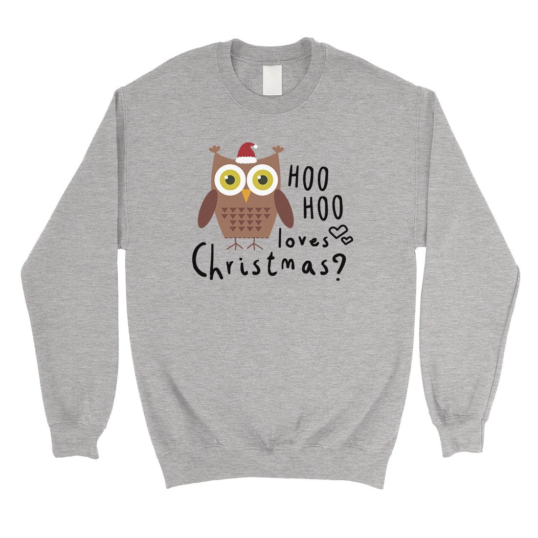 Hoo Christmas Owl Unisex Crewneck Sweatshirt