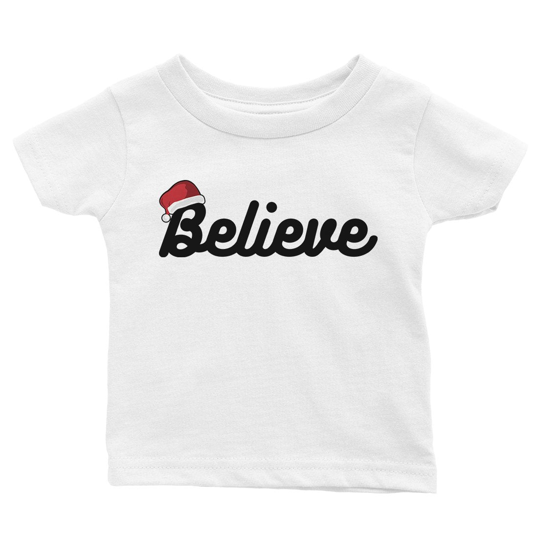 Believe Santa Hat Baby Gift Tee