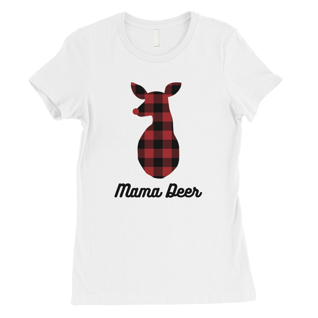 Christmas Deer Plaid Family Matching Outfits Winter Holiday Gifts