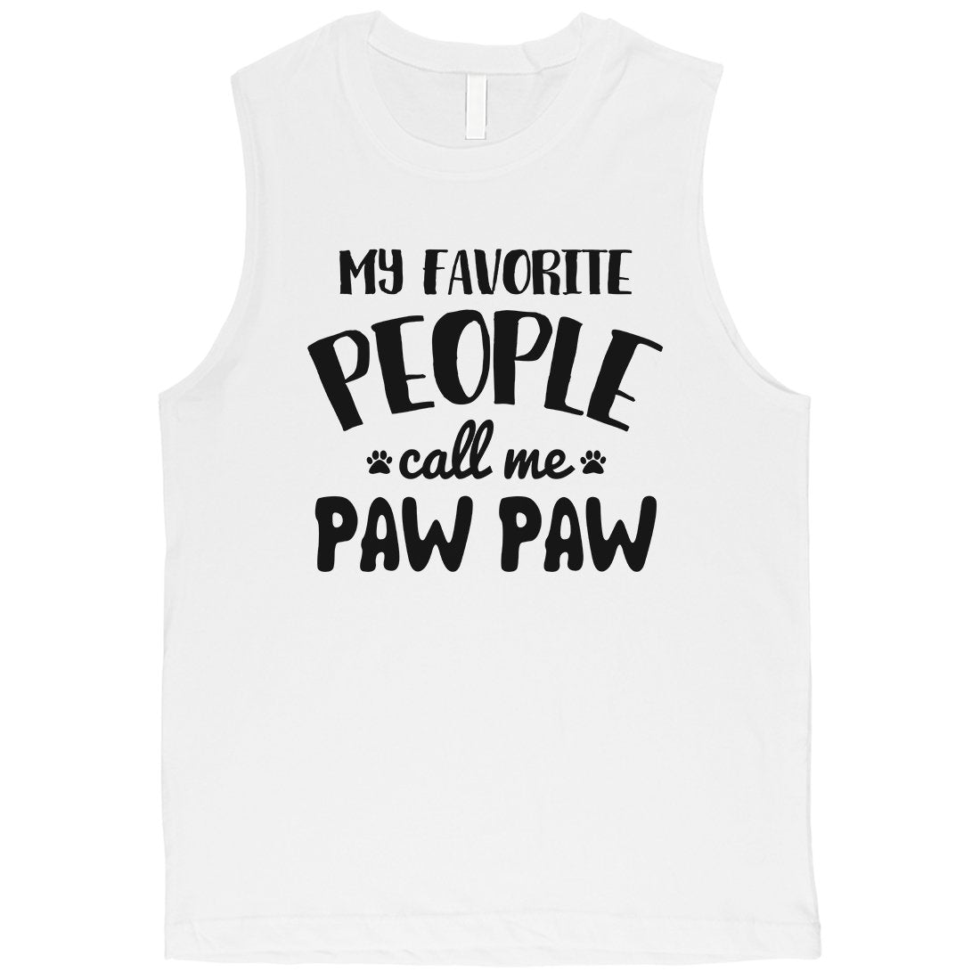 Favorite People Paw Paw Mens Faithful Sweet Unique Dad Muscle Shirt