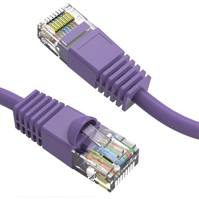 Axiom 15FT CAT6 550mhz Patch Cable Molded Boot (Purple)