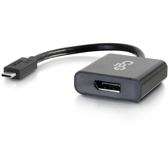 C2G USB C to DisplayPort Adapter Converter - USB to DisplayPort Black TAA