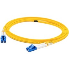 AddOn 2m ALC (Male) to ALC (Male) Yellow OS1 Duplex Fiber OFNR (Riser-Rated) Patch Cable