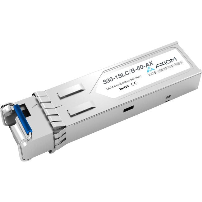 Axiom 1000BASE-BX60-D SFP Transceiver for Interlogix - S30-1SLC/B-60