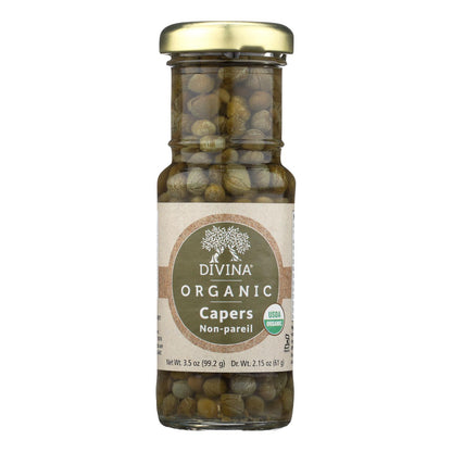 Divina Organic Capers - Case Of 12 - 3.5 Oz