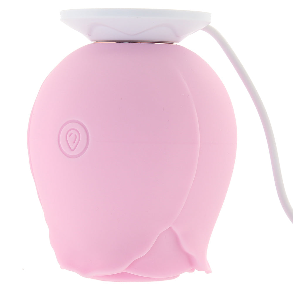 Hello Sexy! Petal To The Metal Rose Suction Vibe Pink