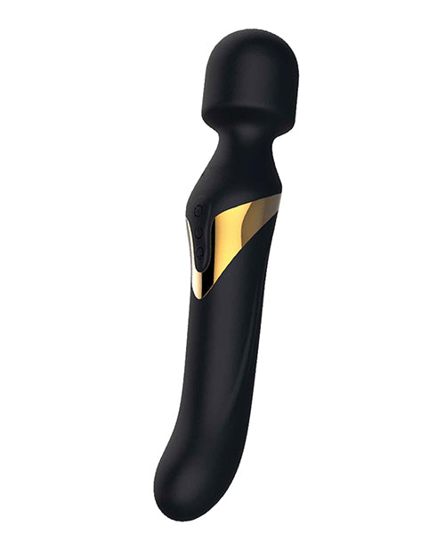 Dorcel Dual Orgasms Wand Vibrator - Black/gold