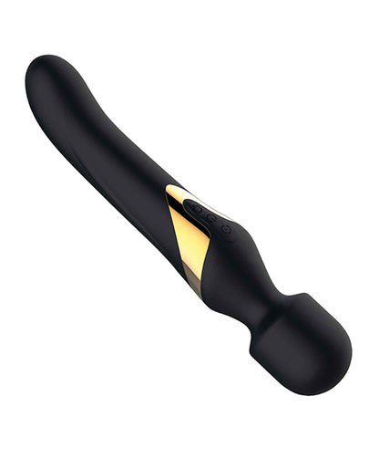 Dorcel Dual Orgasms Wand Vibrator - Black/gold