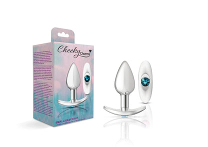 Cheeky Charms - Silver Metal Butt Plug Kit
