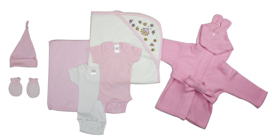 Essential Newborn Baby Girl 7 Piece  Set