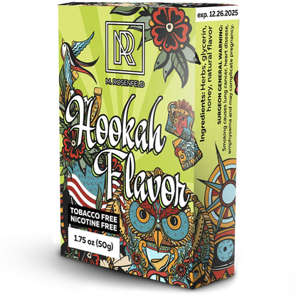 Hookah Flavors Mint   176 ounce (50 gram) Hookah Shisha Tobacco Free Molasses Hookah Tobacco & Nicotine Free Mint Shisha with Real Organic Shisha Hookah Flavors Mint Hookah Flavor