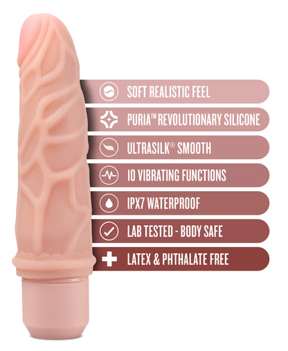Dr. Skin Silicone Dr. - Inch Vibrating Dildo