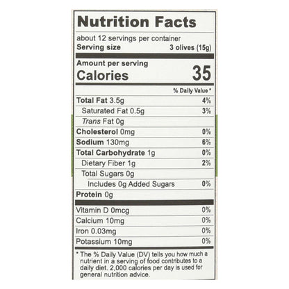 Divina - Castelvetrano Olives - Case Of 6 - 10.2 Oz.