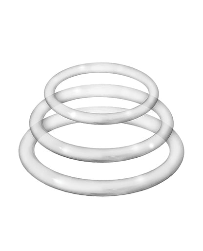 Enhancer Silicone Cockrings - Clear