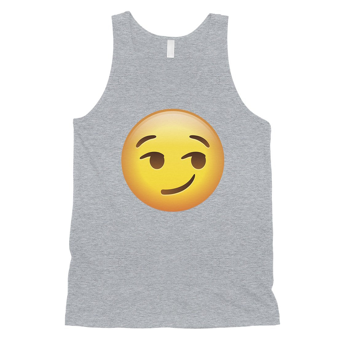 Emoji-Smirking Mens Cool Awesome Funny Sweet Tank Top Birthday Gift