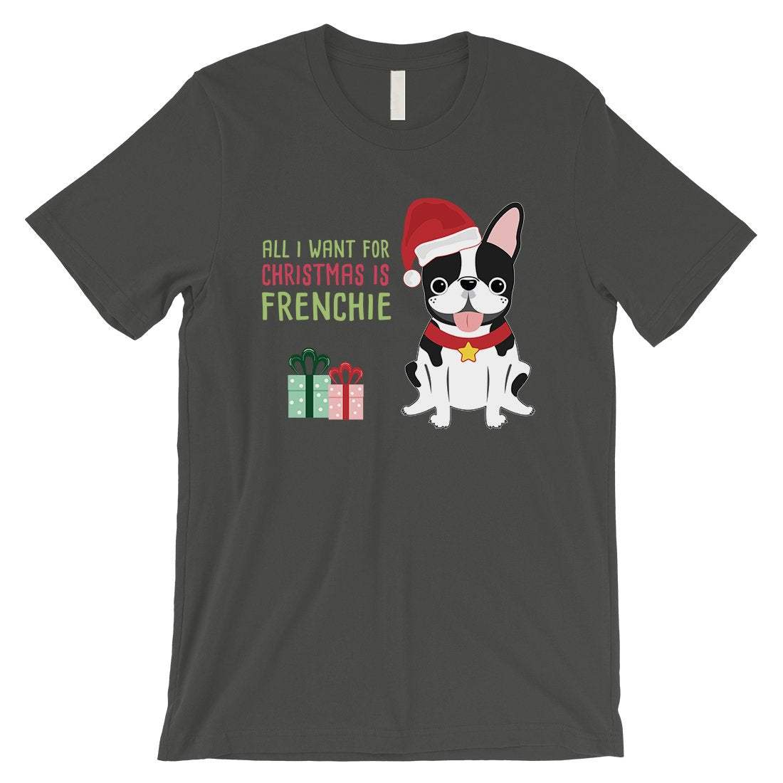 Christmas Frenchie Present Mens Shirt