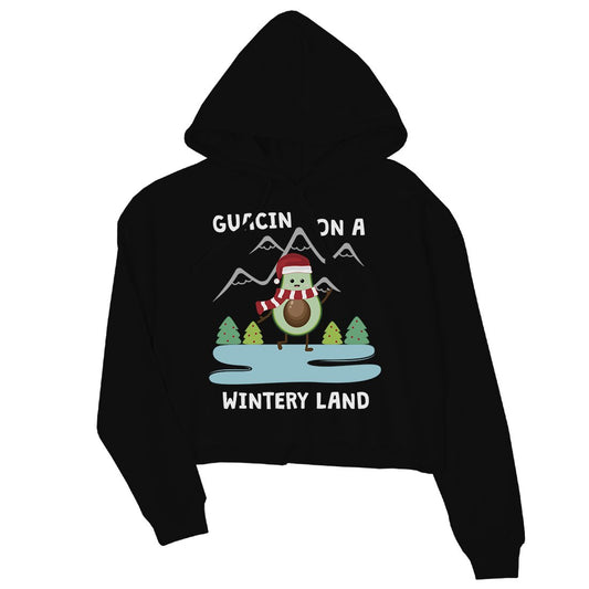 Gaucin Wintery Land Crop Hoodie