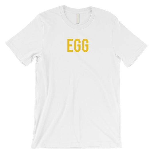 Egg Letters Mens White T-Shirt