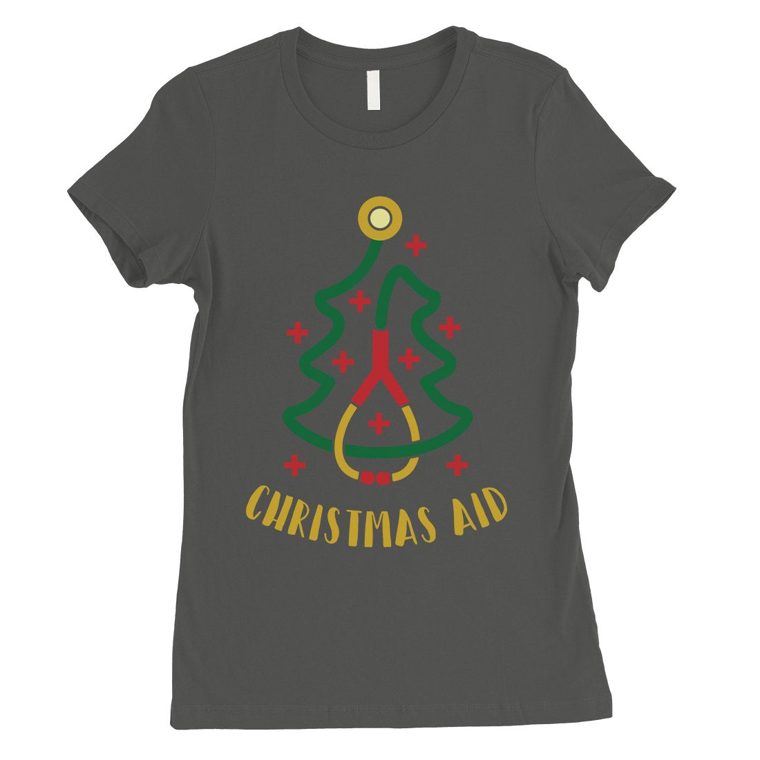 Christmas Medical Tree Womens Shirt