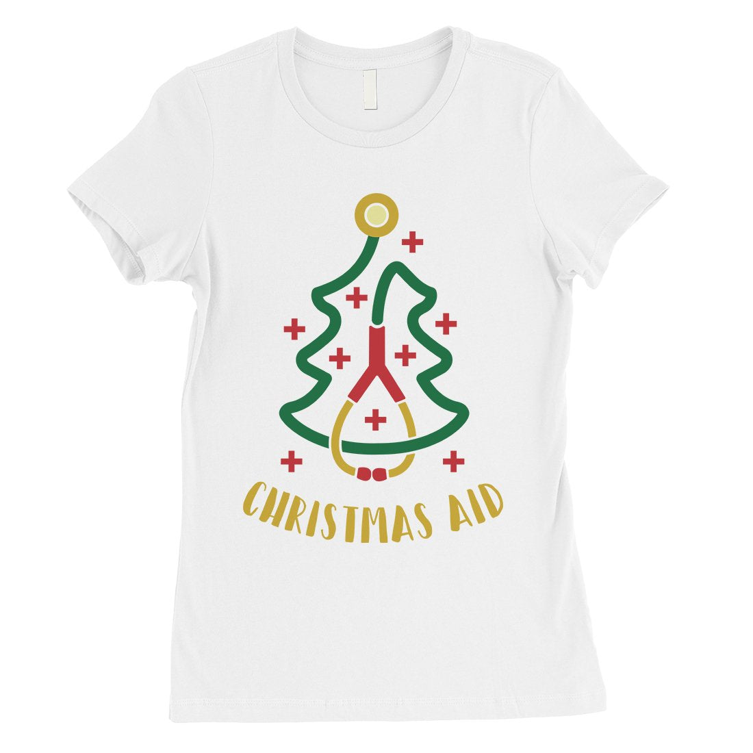 Christmas Medical Tree Womens Shirt