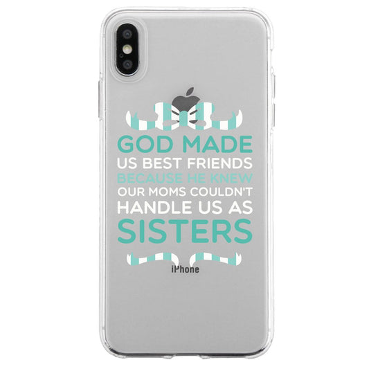 God Made Us BFF Matching Phone Covers Thoughtful Sister/Friend Gift