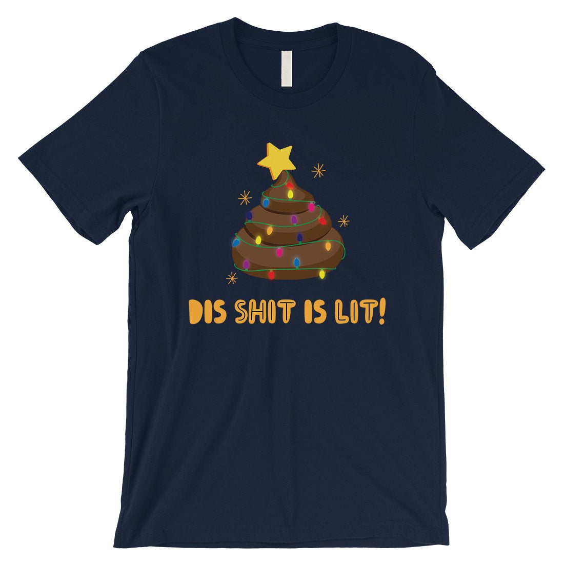 Dis Shit Is Lit Poop Mens Shirt