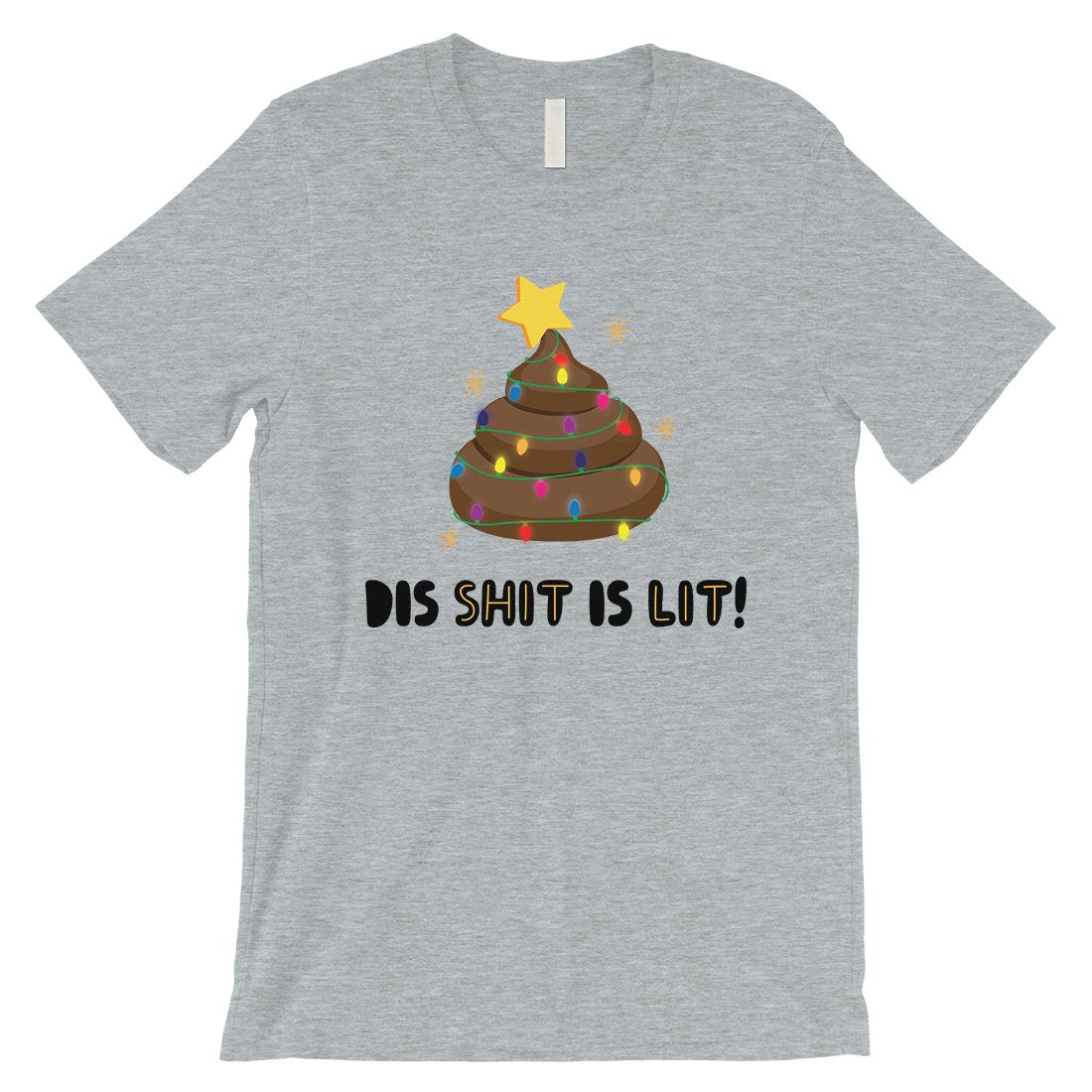 Dis Shit Is Lit Poop Mens Shirt